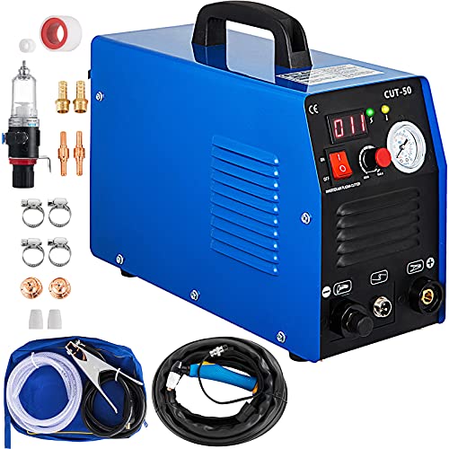 NOVE Plasmaschneider CUT-50 HF Inverter Plasmaschneidgerät,12 mm Schneidleistung Cutter 50 Amp Schneidgerät Metallschneider, 220V Ausschnitt Maschine Cutting Cutter Zubehörsatz Heimwerkerarbeiten von NOVE