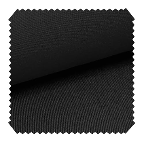 novely® PROVENT Schwerer Twill - 100% Baumwolle - Reißfester Möbelstoff - Polsterstoff für Arbeitskleidung - Pflegeleichte Meterware 1 lfm Farbe: 03 Schwarz 99 von NOVELY