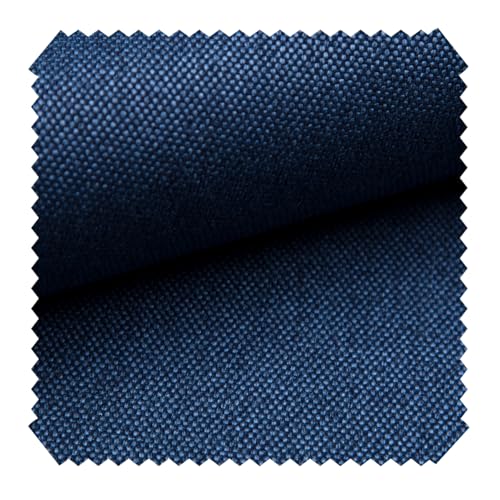 NOVELY® BALTRUM leicht gewebter Bezugsstoff Meterware Möbelstoff Mélange (30 Blau) von NOVELY