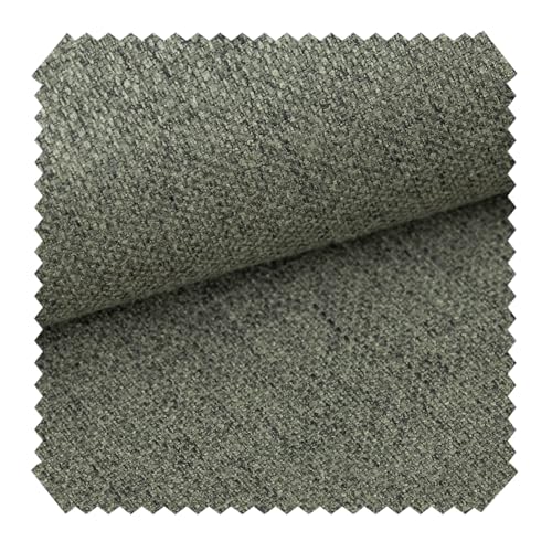 NOVELY® KARBEN | Wollig Warm | Bezugsstoff Möbelstoff Polsterstoff | Leinen Optik | Scandi Chic Stoffe | Meterware | 1 lfm (05 Olive Grün) von NOVELY