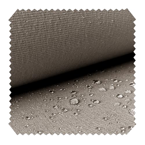 novely® ILLINOIS B04 Outdoor-Stoff Olefin UV++ Polsterstoff, wasserabweisend, UV-beständig, pflegeleicht | Meterware | 1lfm Farbe: 06 Graubeige von NOVELY