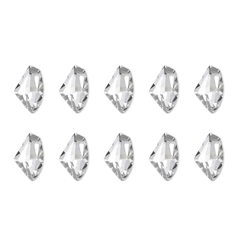 10 x Charms, unregelmäßige Nägel, Kunst-Charms, spitzer Boden, Strasssteine, Herzanhänger, Kristalle, Charms 10 x Charms, unregelmäßige Nägel, Kunst-Charms, spitzer Boden, Strasssteine, Herzanhänger, Kristalle, Charms von NPXUAMTJ