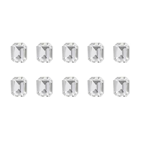 10 x Charms, unregelmäßige Nägel, Kunst-Charms, spitzer Boden, Strasssteine, Herzanhänger, Kristalle, Charms 10 x Charms, unregelmäßige Nägel, Kunst-Charms, spitzer Boden, Strasssteine, Herzanhänger, Kristalle, Charms von NPXUAMTJ