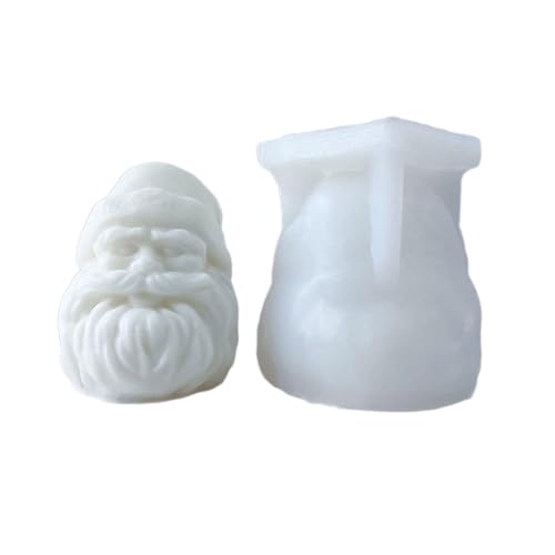 3D Weihnachten Schneemann Kerze Silikon Formen Home Party Dekoration Santa Duft Kerze Harz Formen Home Party von NPXUAMTJ