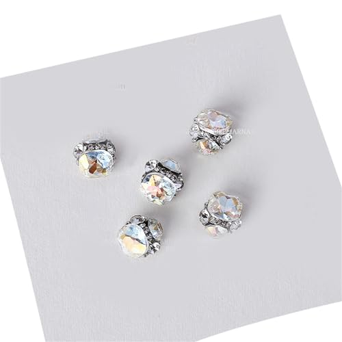 5 Stück Strasssteine Klar Charms 3D Nägel Kunst Strasssteine Kristall Nägel Kunst Dekorationen für Hochzeit 5 Stück Strasssteine Klar Charms 3D Nägel Kunst Strasssteine Kristall Nägel Kunst Dekorationen für Hochzeit von NPXUAMTJ