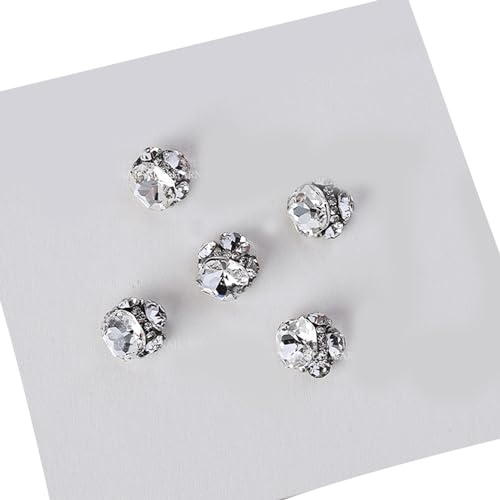 5 Stück Strasssteine Klar Charms 3D Nägel Kunst Strasssteine Kristall Nägel Kunst Dekorationen für Hochzeit 5 Stück Strasssteine Klar Charms 3D Nägel Kunst Strasssteine Kristall Nägel Kunst Dekorationen für Hochzeit von NPXUAMTJ