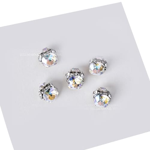 5 Stück Strasssteine Klar Charms 3D Nägel Kunst Strasssteine Kristall Nägel Kunst Dekorationen für Hochzeit 5 Stück Strasssteine Klar Charms 3D Nägel Kunst Strasssteine Kristall Nägel Kunst Dekorationen für Hochzeit von NPXUAMTJ