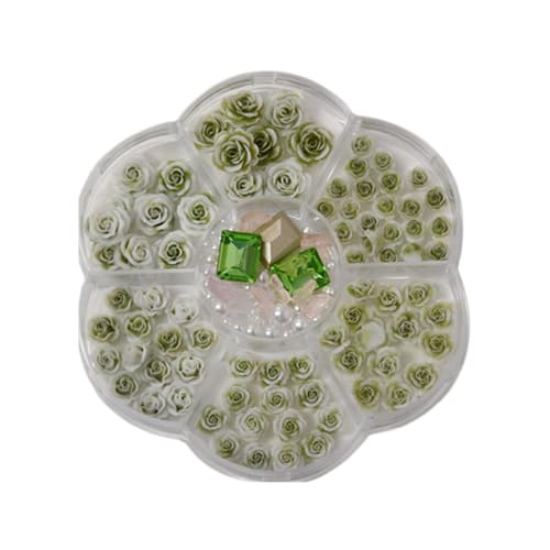 Charms 3D-Blumen-Nägel, Kunst-Anhänger, rechteckig, Strasssteine, Nageldekorationen für Acrylnägel Charms 3D-Blumen-Nägel, Kunst-Anhänger, rechteckig, Strasssteine, Nageldekorationen für Acrylnägel von NPXUAMTJ