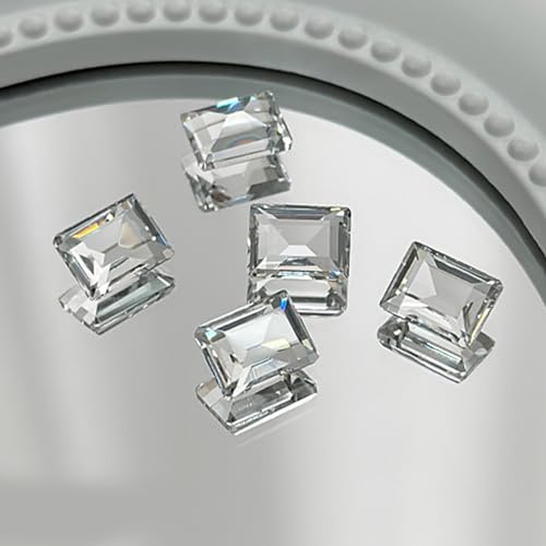 Elegante Strasssteine, 3D-Kunst-Kristall-Strasssteine, spitze Unterseite, Dekoration, Kristall, 3D-Nägel, 5 Stück Elegante Strasssteine, 3D-Kunst-Kristall-Strasssteine, spitze Unterseite, Dekoration, Kristall, 3D-Nägel, 5 Stück von NPXUAMTJ