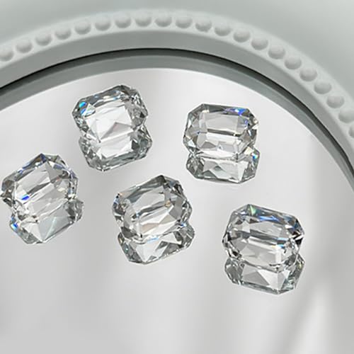 Elegante Strasssteine, 3D-Kunst-Kristall-Strasssteine, spitze Unterseite, Dekoration, Kristall, 3D-Nägel, 5 Stück Elegante Strasssteine, 3D-Kunst-Kristall-Strasssteine, spitze Unterseite, Dekoration, Kristall, 3D-Nägel, 5 Stück von NPXUAMTJ