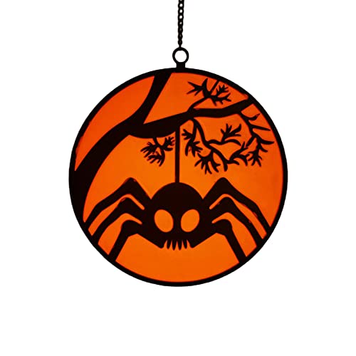 NPXUAMTJ Halloween Leuchtende Glas Spinne Anhänger Charm Liefert Dekor Für Home Party Hintergrund Dekoration Geschenk von NPXUAMTJ