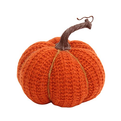 NPXUAMTJ Herbsternte Simulation Kürbisse Strickstoff Kürbisse Herbst Dekor Halloween Thanksgiving Party Supplies von NPXUAMTJ