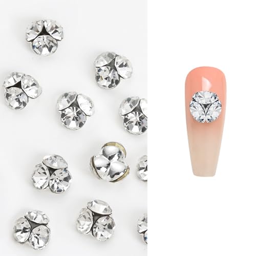 Nails Art Charms weiße Strasssteine klare Kristallnägel Kunstdekorationen Zubehör für Acrylnägel Nails Art Charms weiße Strasssteine klare Kristallnägel Kunstdekorationen Zubehör für Acrylnägel von NPXUAMTJ