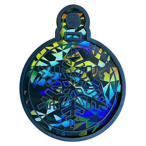 Weihnachten Schneeflocke Anhänger Silikon Form Holographische Licht Und Schatten Ornamente Epoxidharz Schlüsselbund Formen Schmuck von NPXUAMTJ