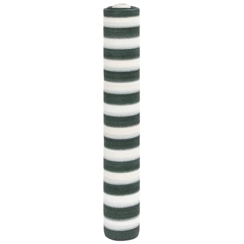 Home Garden,Sichtschutznetz Grün und Weiß 1,2x25m HDPE 75g/m von NQJIBUE