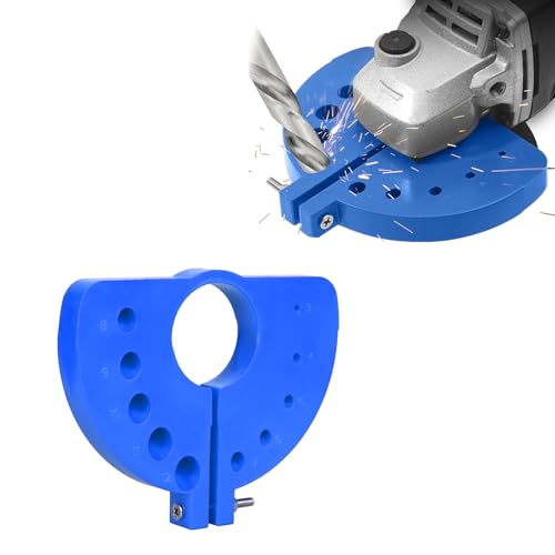 Drill Bit Sharpener - Right Angle Drill Attachment, Drill Bit Grinding Attachment Sharpener für alle Bits, Electric Drill Bit Grinder Tool, Multi-Specification Drill Bit Grinding (Blue) von NS juvyig