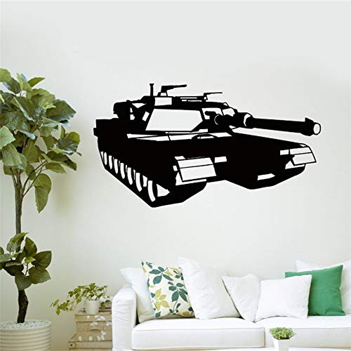 NSRJDSYT Tank Wandaufkleber Militär Panzer Krieg Gamer Boy Wandbild Wandaufkleber Kinderzimmer Schlafzimmer Auto Wandtattoo Home Decoration 107x58cm von NSRJDSYT