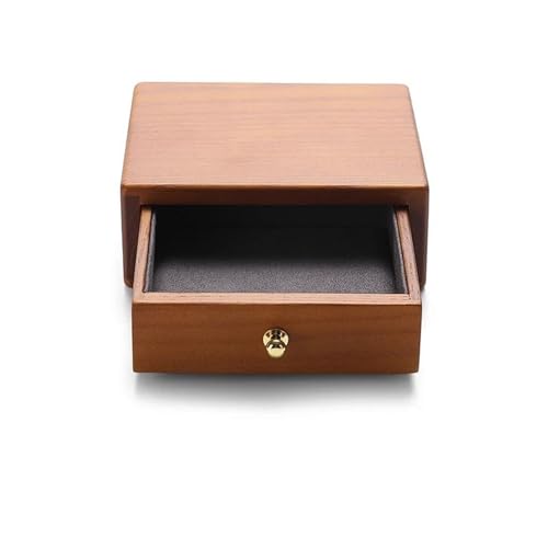 NSTVVEE Ringschatulle, Schmuckschatulle, Massivholz, Aufbewahrungsbox für Schmuck, Ohrringe, Schmuck, Wenwan-Box, Organizer-Box, Ringschatullen für Schmuck (A) von NSTVVEE