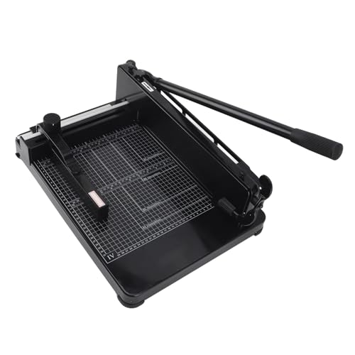 NSXAYIWE A4 Paper Cutter 400 Sheets Capacity Professional Manual Paper Trimmer with Safety Lock Precision Scale for Business Office Use von NSXAYIWE