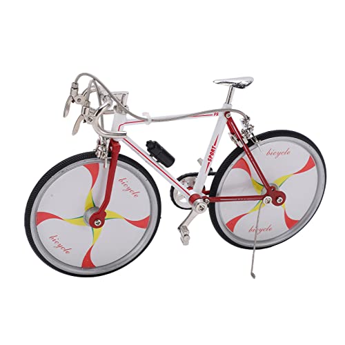 NSXAYIWE Mini-Fahrradmodell-Ornament, hohe Simulation, lebendige Details, kompakte Struktur, Fingerfahrräder, Spielzeug für die Büro-Desktop-Dekoration von NSXAYIWE