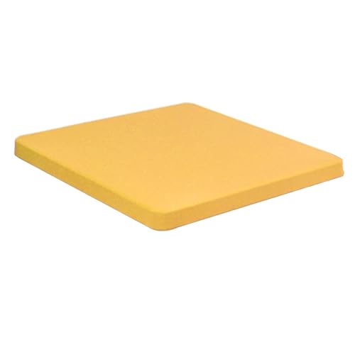 Elastische quadratische Tischdecke, quadratische Stretch-Tischdecke, Tischplattenabdeckung, langlebige Tischdecke, passende Tischdecke mit Gummizug for Esszimmer, Küche, Zuhause, Party(Yellow) von NTDMSFWM