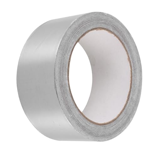 NULYLU Hochwertige 1 Rolle Aluminiumfolie Dichtband Hochtemperatur Isolierband Für Rohrabdichtungen Haushaltsreparaturen Und Mehr Wasserfestes Langlebiges Klebeband Für Vielseitige von NULYLU