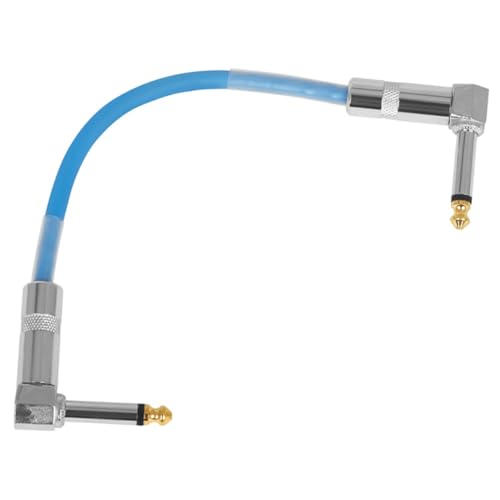 NULYLU kabel für elektrische gitarre Pedal-Patchkabel Patchkabel für Gitarrenpedale Gitarrenpedalkabel gitarrenkabel guitar cable bläulich Patch-Kabel Patchkabel Gitarrenpedale PVC Blue von NULYLU