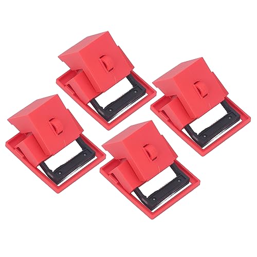 4pcs Circuit Breaker Lockout -Gerät Set - Klemme - Auf der Einzelpol Breaker -Sperre für 480-600 V Elektrische Sicherheit von NUMNBE