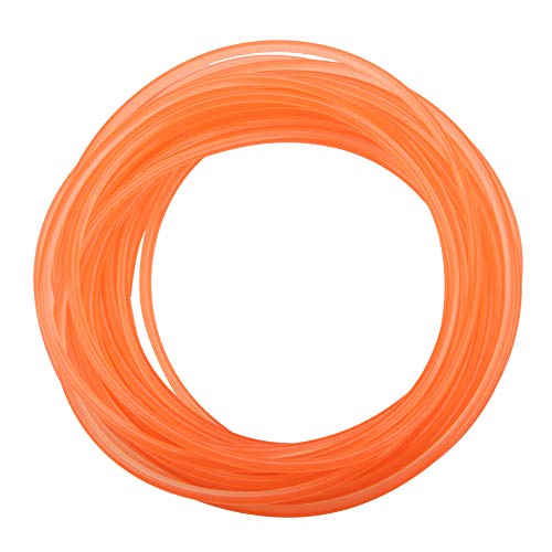 Orangefarbener glatter PU-Polyurethan-Rundriemen mit hoher Härte für Antriebsübertragung, Verpackungsdruckmaschine (6mm*10m) von NUMNBE