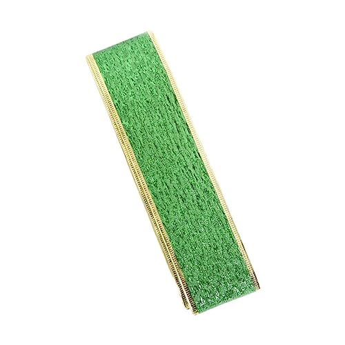 1 Rolle Irland-Festivalband Girlande weißes Band Sackleinen Haarband rotes Band geschenkband ostern festivalbändchen st. Patrick's Day Schleife zarte Geschenkverpackung Stoff Green NUOBESTY von NUOBESTY