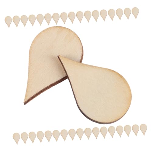 1 Satz Dekoration Aus Holzspänen Blattform Aus Holz Herzanhänger Aus Holzkreisen Hohler Herzanhänger Kleine Holzherzen Zum Basteln Kernholzscheiben Herz-tags Hölzern Beige 100st NUOBESTY von NUOBESTY