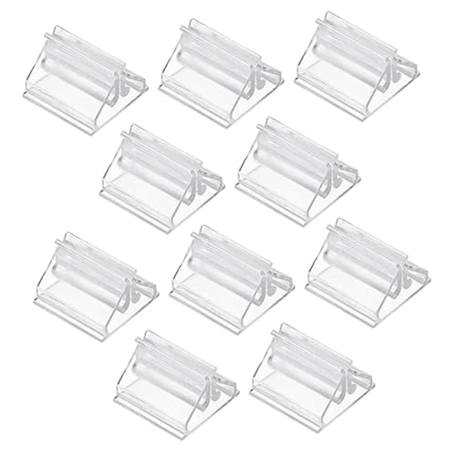 25 Stück Transparente Kleine Kartenhalter Pokerkarten Dekorative Memo Clips Tischkartenhalter Platzkartenhalter Für Hochzeiten Karten Schreibtischhalter Tischspiel NUOBESTY von NUOBESTY