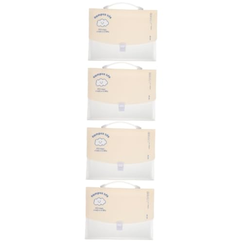 4 Stück Orgel Pack Ordner Grußkarten Organizer Erweiterbarer Aktenordner Akkordeon Akten Organizer Wichtiger Papier Organizer Akkordeon Aktenordner Aktenordner Papier Akten NUOBESTY von NUOBESTY