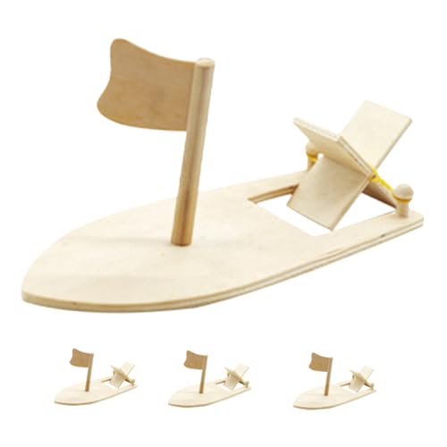 4 Stück Segelmaterial-set Modell Segelboot Holzhandwerk Für Kinder Segelboot Modell Aus Holz Selber Bauen Segelbootmodell Holzboot Kinderdekoration Segelboot Aus Holz Beige Hölzern NUOBESTY von NUOBESTY