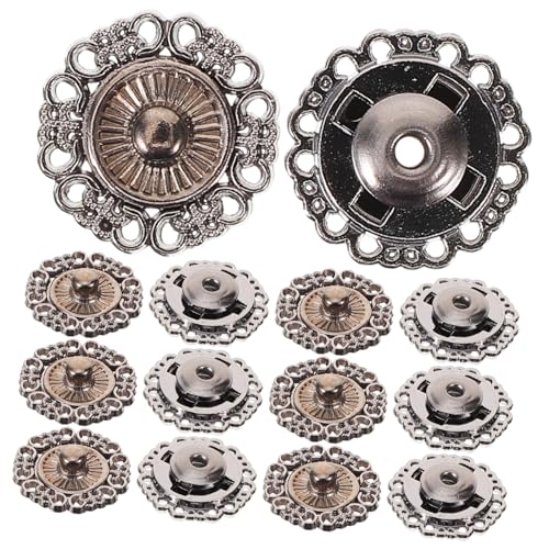 5 Sätze 5 Sets Mantelknöpfe Ersatzknöpfe Druckknöpfe Geldbörsen Druckknöpfe Kleine Druckknöpfe Druckknöpfe Verschlüsse Für Kleidung Knöpfe Für DIY Metall 25 Stück * 5 NUOBESTY von NUOBESTY