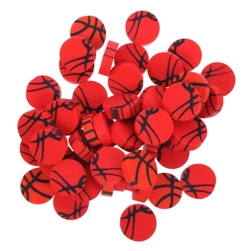 50 Stück Kugelradiergummi Puzzle-radierer Fehlerkorrektur Radiergummis Mini-radiergummis Für Sportbälle Basketball Radiergummis Sport-radiergummis Bleistiftradiergummis NUOBESTY von NUOBESTY