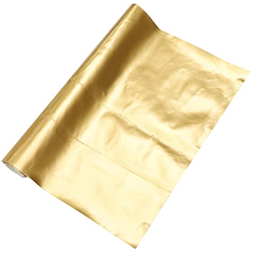 NUOBESTY 1 Blatt Goldfarbenes Kunstleder Schmuck Webpelzstoff Pfeifenreiniger Handwerk Polsterung Aus Vinylstoff Dachhimmel Stoff Künstlich Vlies Polsterstoff Funkeln Jumbo Golden Pu-leder von NUOBESTY