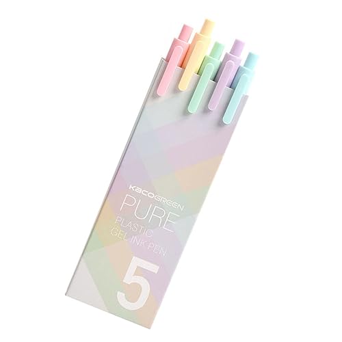 NUOBESTY 1 Gel Stift kugelschreiber gelstifte Unterschriftsstift Geschenkidee schreibkladde farbige Stifte Neuheit Stifte für Pastell Schreibwaren Stifte schwarzer Nachfüllstift Plastik von NUOBESTY