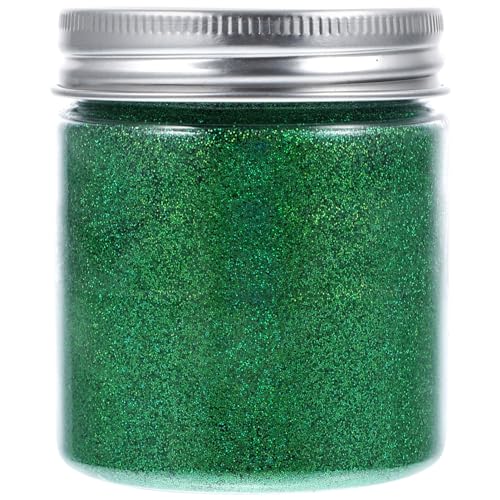 NUOBESTY 1 -Glitzerpulver UV LED Glitzerspray feucht weißer Glitzer aufbewahrungsdose aufbwahrungs-box body glitter bastelset Glitzerpulver aus Harz feines Glitzern das Haustier Green von NUOBESTY