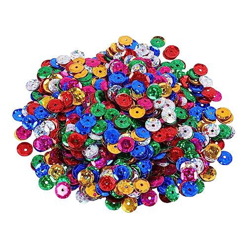 NUOBESTY 1 Packung Konkave Pailletten Funkeln Nagelaufkleber Kostüm Konfetti Nagelglitzer Für Nagelkunst Rosa Glitzer Schmuck Edelsteine ​​für Das Gesicht Reize Plastik Colorful von NUOBESTY