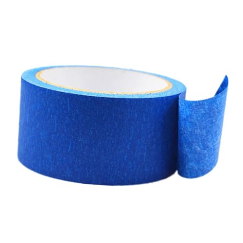 NUOBESTY 1 Rolle Abdeckband Teppich farbiges Malerband klebrig Maskierung Streifen Spender wand klebeband wall tape zeichnen Bänder Einrichtungsversorgung strukturiertes Papier Blue von NUOBESTY