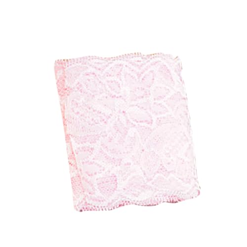 NUOBESTY 1 Rolle Diy-bekleidungszubehör Spitzenbänder Bestickt Dekorationen Bänder Zum Basteln Schneiderei Bänder Für Blumensträuße Durchsichtiges Chiffonband Verzierungen Party Rosa von NUOBESTY