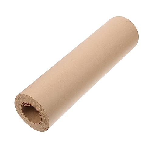 NUOBESTY 1 Rolle Geschenkpapier buchverpackung the prot geschentüten wrapping bastelzeug Paket Papier Verpackungspapiere für Blumensträuße Kraftpapier Blumenverpackungspapier Brown von NUOBESTY