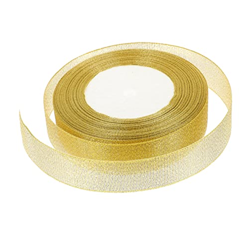 NUOBESTY 1 Rolle Glitzer-gurtband Braunes Band Helm Girlande Band Zum Verpacken Anlage Burgund Schneidbares Geschenkband Kariertes Band Samtband Eukalyptus Pfingstrosen Polyester Golden von NUOBESTY