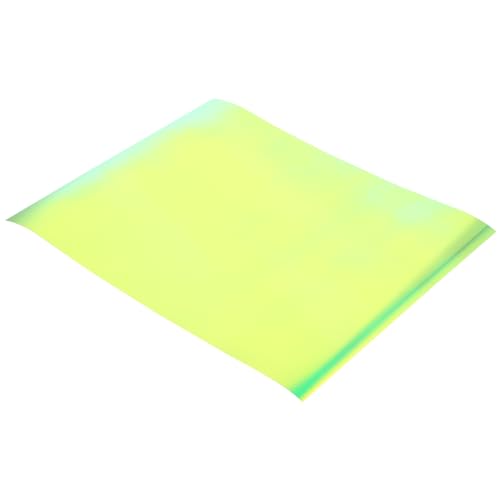 NUOBESTY 1 Rolle Leuchtendes htv Papier Film Hitze reflektorfolie thermotransferfolie Gravurfolie für Wärmeübertragung Gravurfolie selber machen DIY liefert Vinylfolie Kleiderfolie Pu Green von NUOBESTY