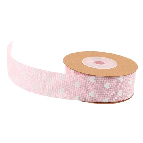 NUOBESTY 1 Rolle Liebesband Individuelles Band Sackleinenband Aufkleberband Zum Verpacken Von Partygeschenken Band Für Sackleinen Bannerband Samtgoldenes Band Geschenkband Gender von NUOBESTY