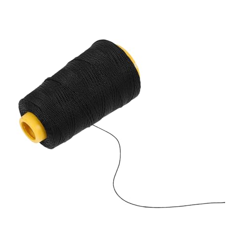 NUOBESTY 1 Rolle Nähgarn Dekoratives Garn DIY Nähbedarf DIY Nähzubehör Nähfaden für Reparaturen Oberschuhfaden Nähfaden Gewinde Zubehör Nähzubehör für den Haushalt Strickfaden Nylon Black von NUOBESTY