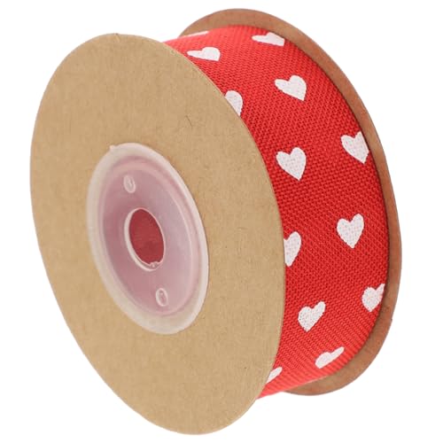 NUOBESTY 1 Rolle Schleife Bogen Tischläufer Chiffon Sackleinen Hochzeit seidenband ribbon party-mitgebsel präsentbox valentinstag geschenkbänder valentinstagband als Polyester rot von NUOBESTY