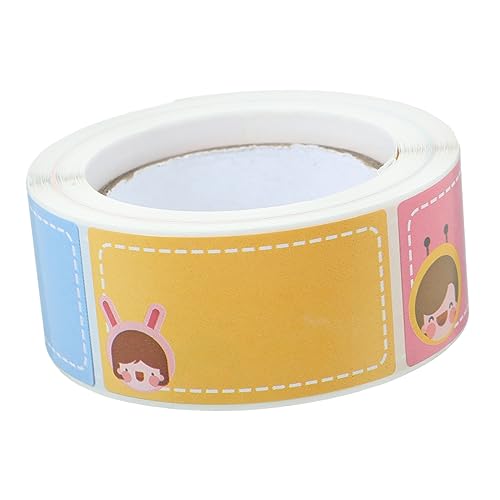 NUOBESTY 1 Rolle kleine Aufkleberetiketten Draht-Tags Stichworte personalisierte sticker personalisierte aufkleber Kita-Etiketten Flaschenetiketten Kindertagesstätte Kupferplattenaufkleber von NUOBESTY