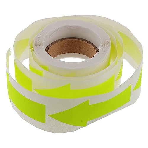 NUOBESTY 1 Rolle schuletiketten party sachen Partyzubehör geschenkpaket geschenksticker Indikator-Tags Aufkleber-Etiketten Aufkleber für Verpackungen kleine Verpackungsaufkleber Yellow von NUOBESTY